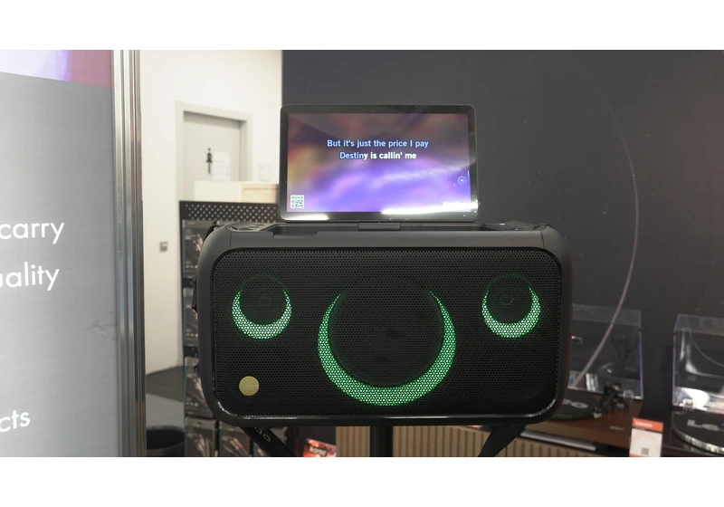 This iKarao party speaker would be perfect for Eurovision parties
