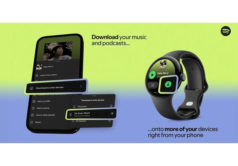 Spotify is adding the ability to remotely download playlists to secondary devices
