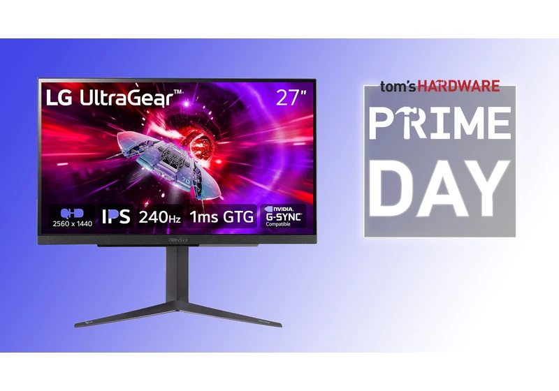  LG's fast gaming monitors up to 40% off — 27-inch 240 Hz for $299, 32-inch 180 Hz at $199 during Prime Day 