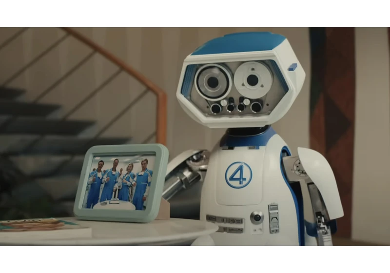  I met Marvel’s first family robot H.E.R.B.I.E, and it’s left me even more excited for the Fantastic Four movie 
