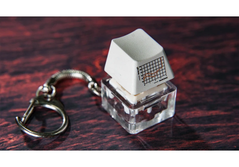  $3 keychain lets you carry a functioning keyboard switch and keycap with you wherever you go — fidget toy is compatible with Cherry MX switches and keycaps 