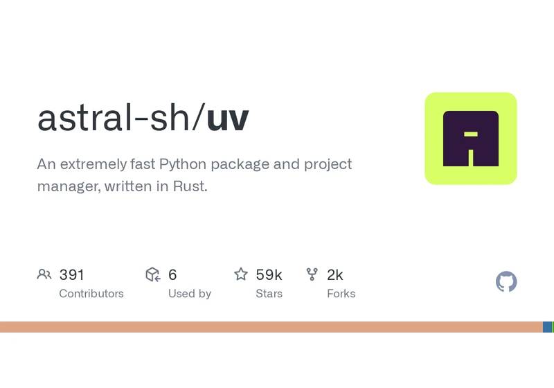 uv: An extremely fast Python package and project manager, written in Rust