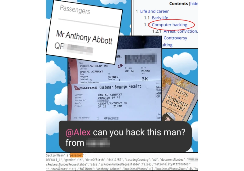 Finding former Australian Prime Minister Tony Abbott's passport number (2020)