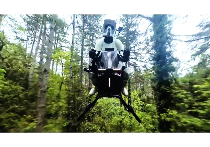 New Viral Airbike Looks Like a Star Wars Speeder Bike
