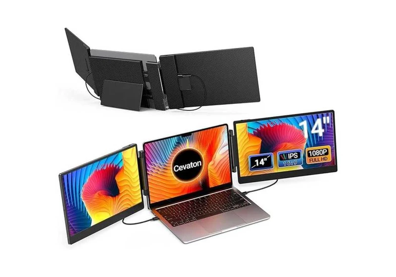 Add two extra screens to your laptop while on the go, just $220
