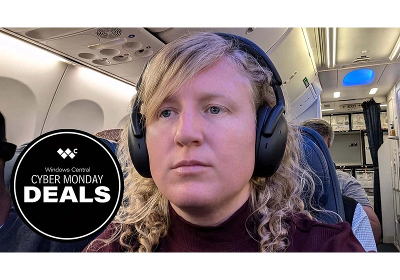 These ANC headphones are so good they almost made me think I was alone on a plane — Now they're on sale for Cyber Monday