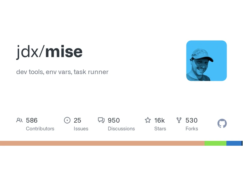 Mise: Dev tools, env vars, task runner