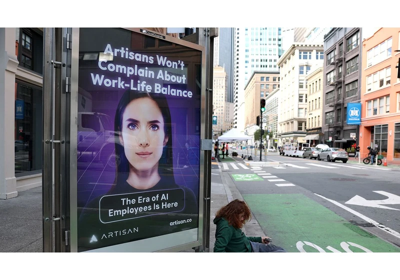 "Stop hiring humans": Y-Combinator-backed firm's controversial billboard lobbying its 'Era of AI employees is here' ad campaign enrages Silicon Valley