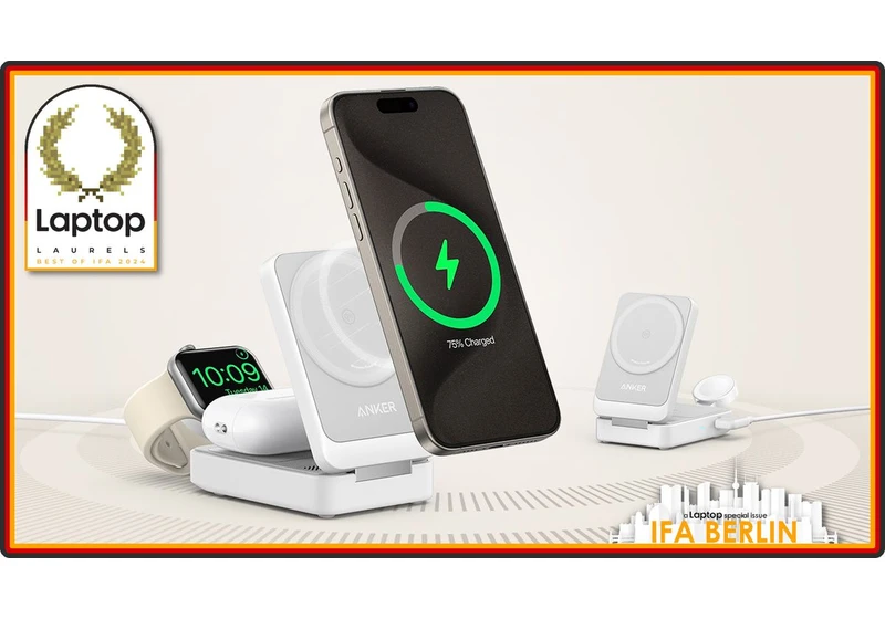 This 3-in-1 wireless charger tops up all your Apple devices and weighs just 7 ounces