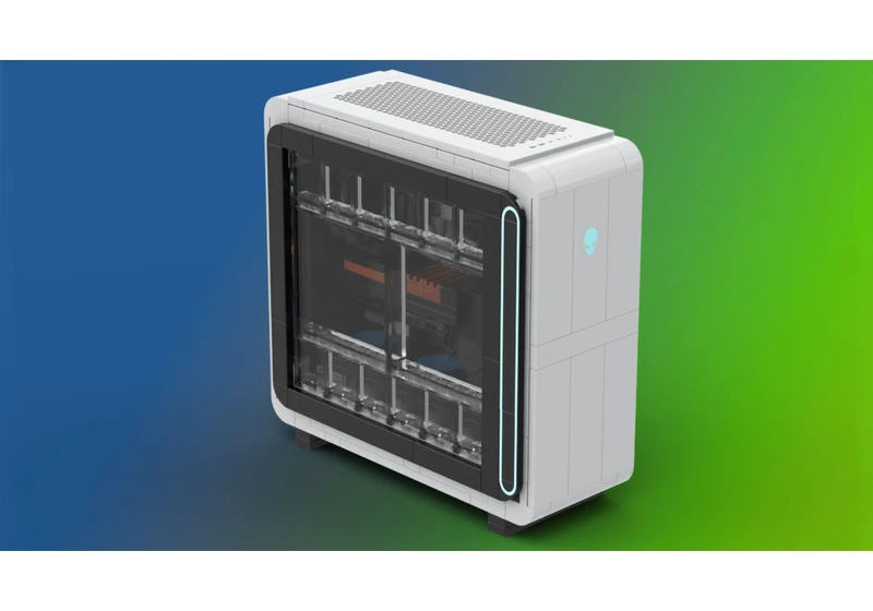 Alienware releases a PC Lego set — Area-51 kit has 318 bricks, builds NUC NUC-sized PC