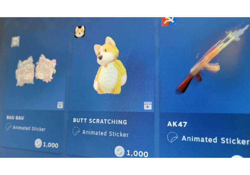  Sending a Steam sticker 'burned through a month of data in five minutes' complains unhappy gamer 