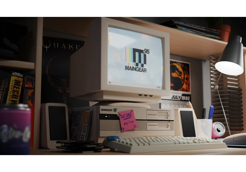 Maingear's Retro95 PC blends '90s workstation nostalgia with modern horsepower