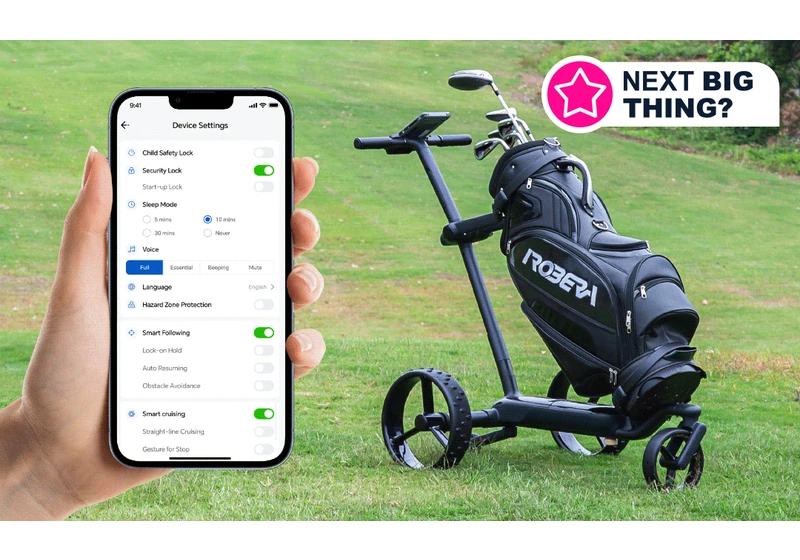  This self-driving golf trolley wants to replace your caddy with AI – using video analysis to improve your swing 