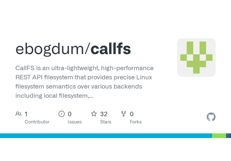 Show HN: CallFS – S3-style object store in one Go binary (MIT)