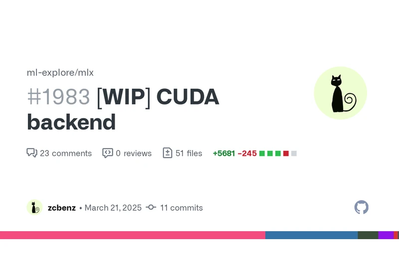 Apple's MLX adding CUDA support