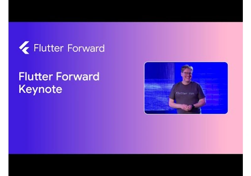 Flutter Forward Keynote