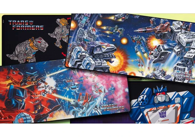 Give your PC 1980s charm with these retro Transformers desk mats