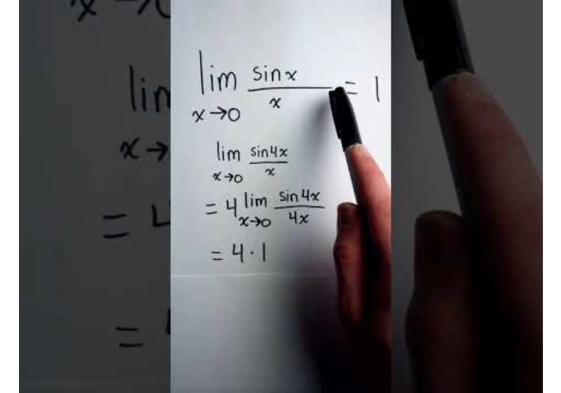 Two Trig Limits YOU NEED for AP Calc Exam