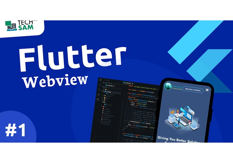 FLUTTER WEBVIEW TUTORIAL #1 - Convert a website to an app using flutter.