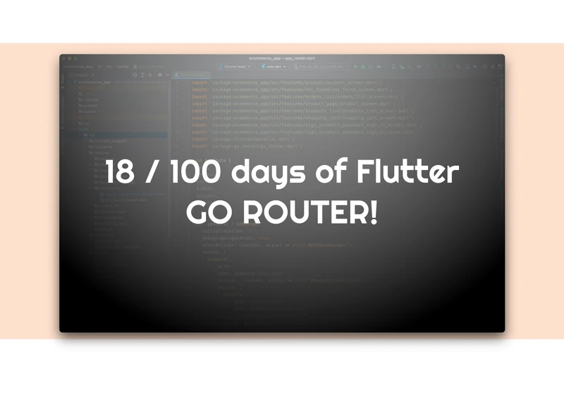 📱 18 / 100 Days Of Flutter, Kate's edition — go_router, Enums and Positioned