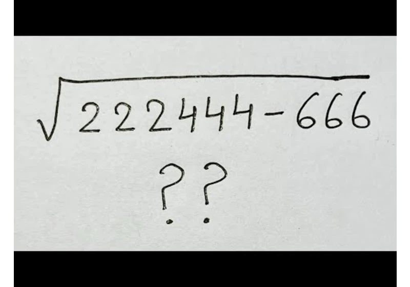 Can you solve this big radical problem?