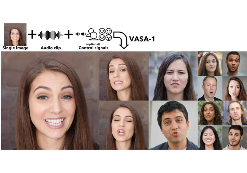 Microsoft's AI tool can turn photos into realistic videos of people talking and singing