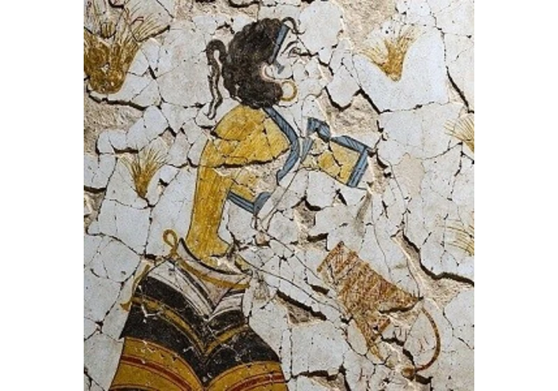Sběr šafránu a iniciační rituály na freskách z Akrotiri