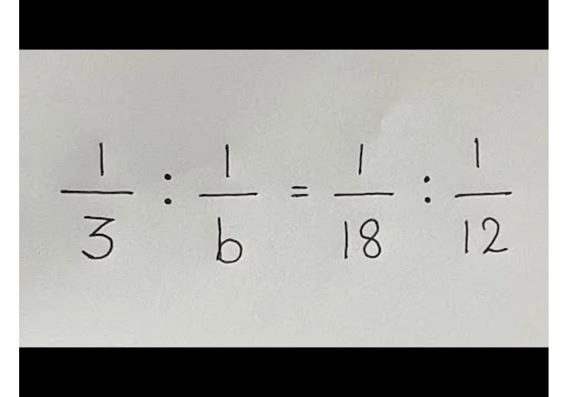 Spain | A Ratio and Proportion Problem | Math Olympiad Question
