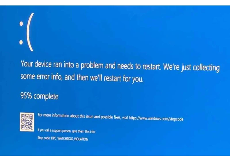 Windows 11 update causing ‘unsupported processor’ blue screen of death