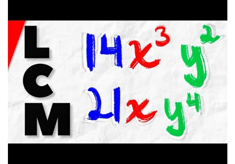 Least Common Multiple with Variable Expressions | Pre-Algebra