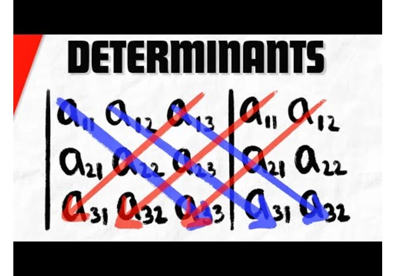 Diagonal Trick for Easy Determinants! | Linear Algebra