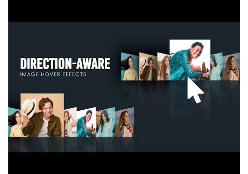 Direction-Aware Image Hover Effects | CSS & Javascript