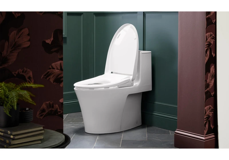 Kohler’s voice-controlled bidet seat turns your dumb toilet into a luxurious smart-throne