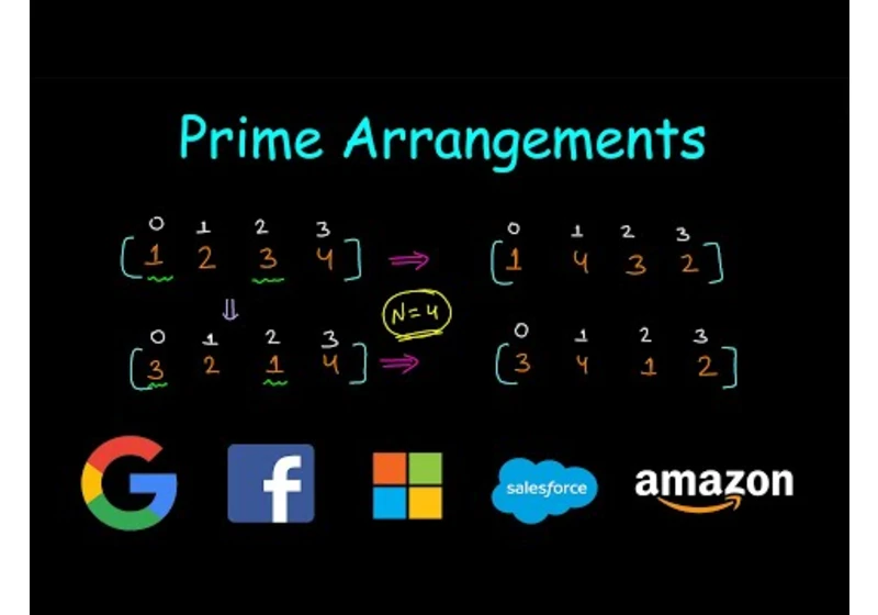 Prime Arrangements | Leetcode #1175