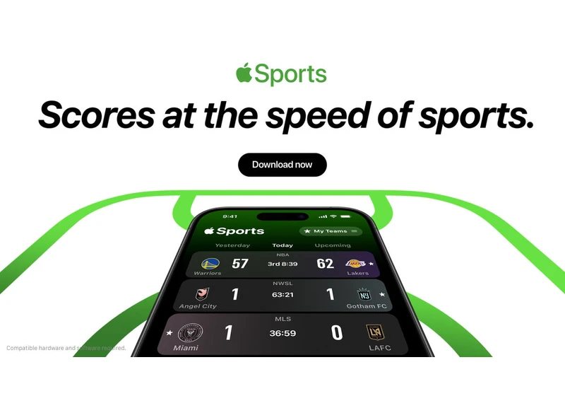 Apple Sports puts real-time scores on your iPhone lock screen