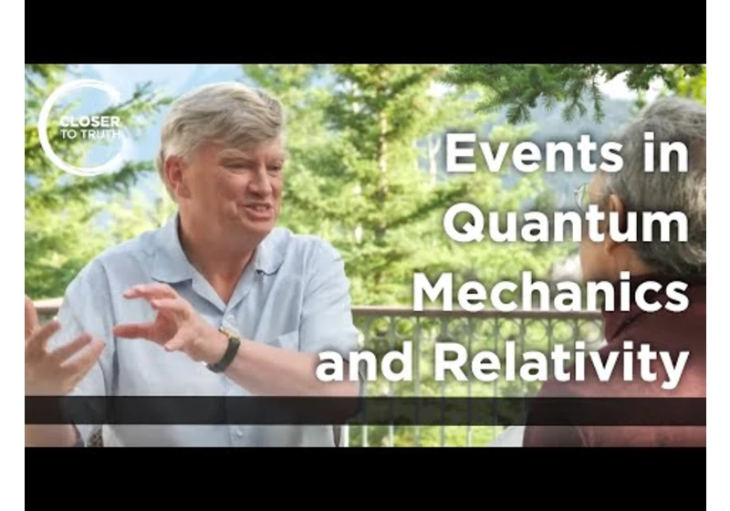 Andrew Briggs - Events in Quantum Mechanics and Relativity