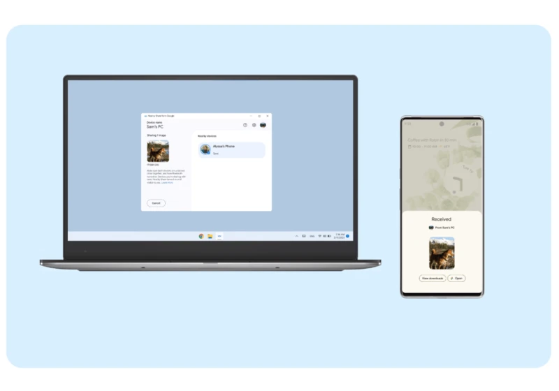 Google releases Nearby Share, its Android AirDrop clone for Windows
