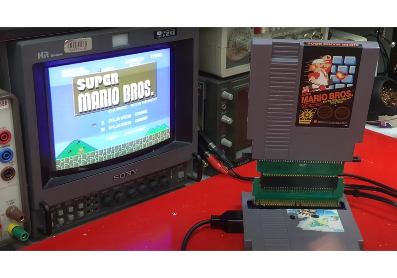  Watch this YouTuber turn an NES cartridge into a working console that plays other NES games — and itself 