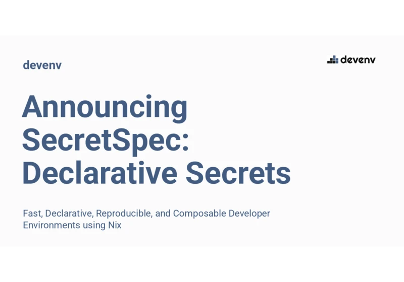 SecretSpec: Declarative Secrets Management