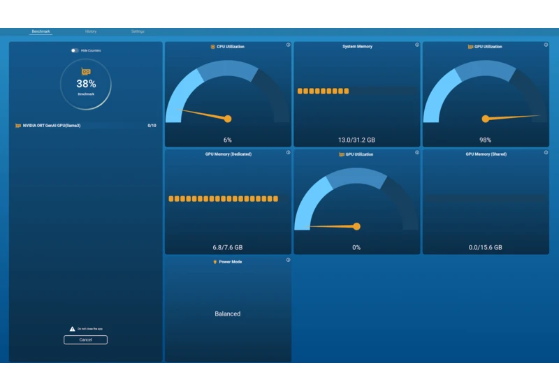 MLPerf Client 1.0 AI benchmark released — new testing toolkit sports a GUI, covers more models and tasks, and supports more hardware acceleration paths