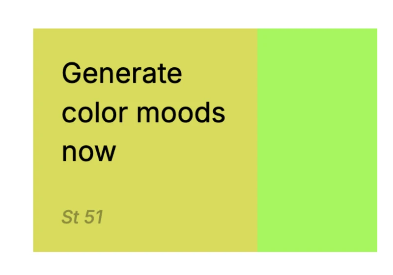 A different kind of color generator