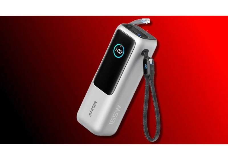Anker’s 25,000mAh power bank with built-in cables is now under $100