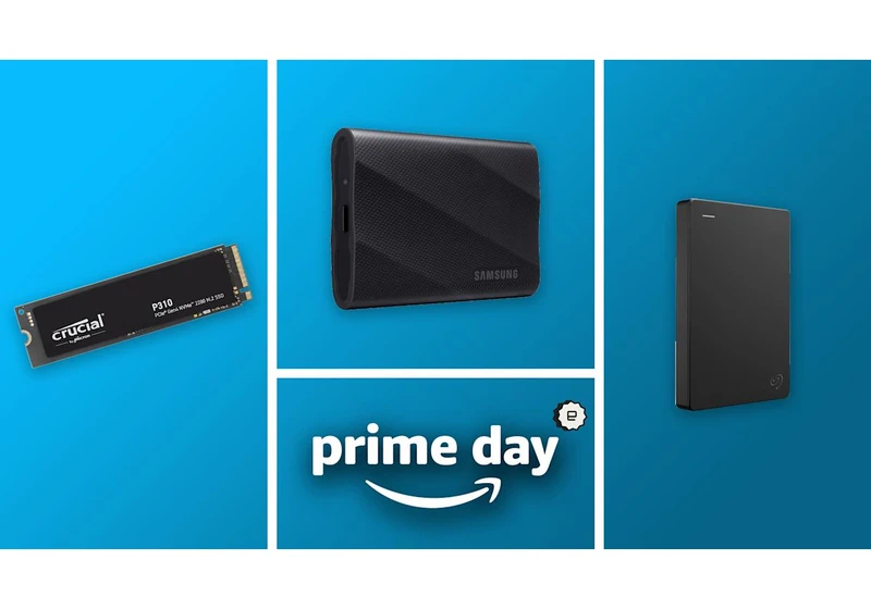 Amazon Prime Day deals on SSDs and external hard drives are still available: Save on Samsung, Crucial, Sandisk and more