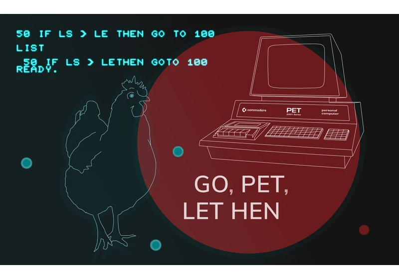 Go, PET, Let Hen - Curious adventures in (Commodore) BASIC tokenizing