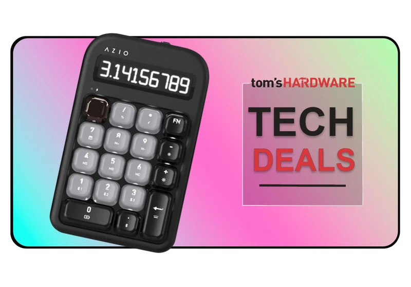 This stand-alone mechanical switch number-pad and calculator combo is slashed to just $39