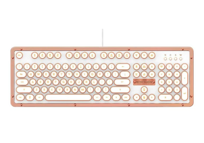 Azio’s vintage mechanical keyboard is gorgeous, charming, and $50 off
