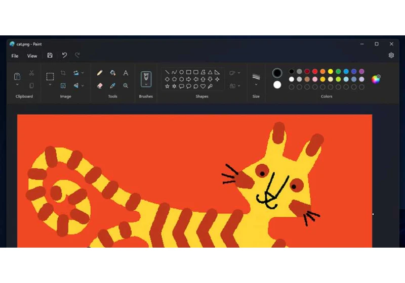 Microsoft Paint is finally getting Dark Mode support
