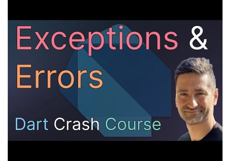 Exceptions and Errors in Dart - Learn About Exceptions, Errors, Try, Catch, Finally and Much More
