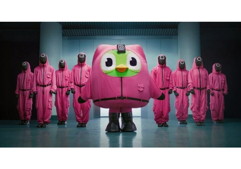 Netflix teams up with Duolingo ahead of Squid Game season 2 premiere and I didn't think that bird could get any scarier