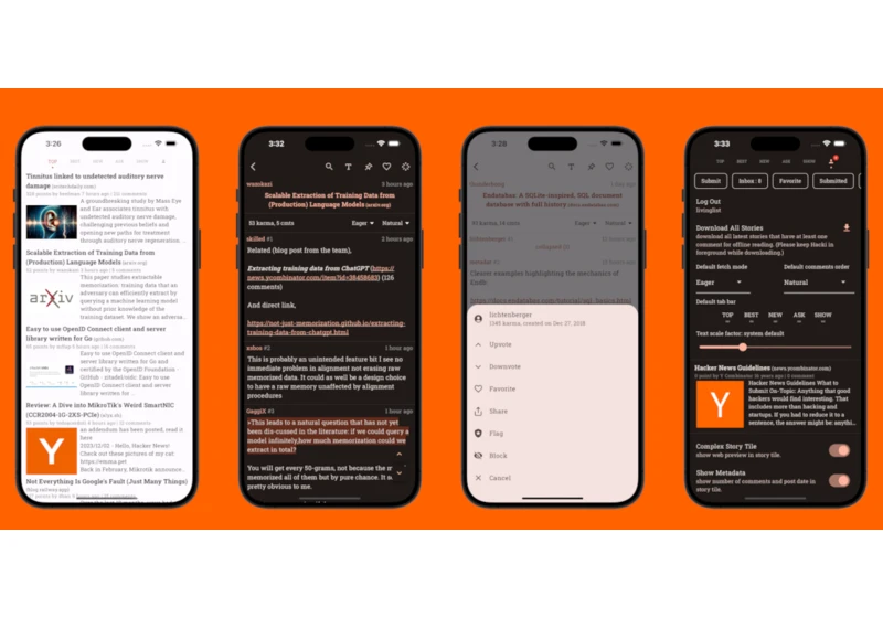 A feature-rich Hacker News client